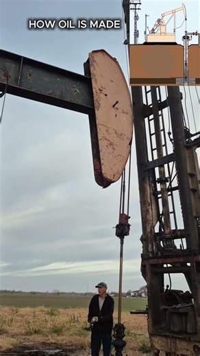 How Oil Extraction Works: Insane Pumpjack Secret 🤯🔥 #shorts