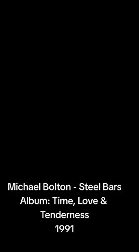 Michael Bolton - Steel Bars Album: Time, Love & Tenderness 1991 #michaelbolton #steelbars #1991 #80s90s #musicvideo #music #powerballad #melodicrock #rock
