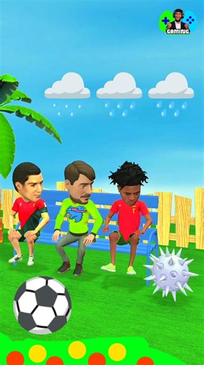 Funny 3D Cartoon Sports Animation 😂Crazy Soccer Challenge with Friends ⚽🔥