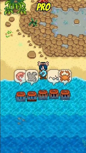 Levels of Crab Pot Finds in Stardew Valley #stardewvalley #games #shorts