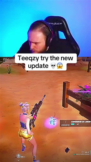 Teeqzy Explores Fortnite's Latest Update