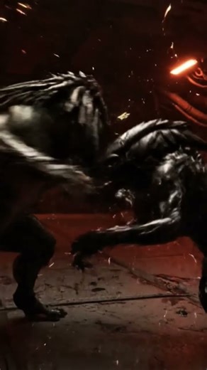 Predator vs alien fight scene