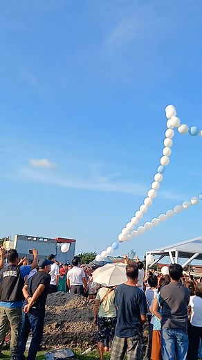 Balloon Rosary i made for my customer interment at Tierra Santa | C-Jay Balloons and Party Needs