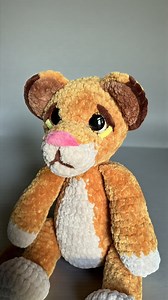 Just can’t wait to be king! 女 This crochet Simba was such a fun custom order to make — full of golden fluff, tiny paws, and big Lion King energy.  #CrochetArt #Simba #LionKing #HandmadePlush #crochetersofinstagram #smallbusiness #crochet #artisan #darcartdesigns #custom | Darc Art Designs | Facebook