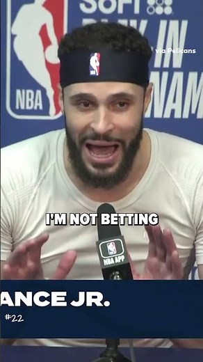 Larry Nance Jr. had to make it clear he was not actually betting 🤣 #shorts #nba