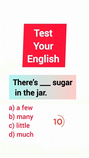 Master Quantifiers: much , many, little, few | Learn English #viral #youtubeshorts