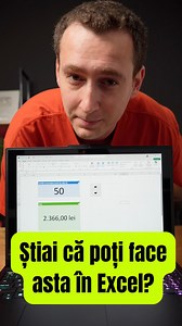 93K views · 1.3K reactions | Știai că poți face asta în Excel? 樂 | Cristian Florea | Facebook