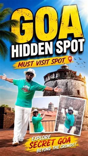 💢Goa Hidden Gem 🤩 | Fort Aguada Must Visit Place #goa #aguadafort #shorts