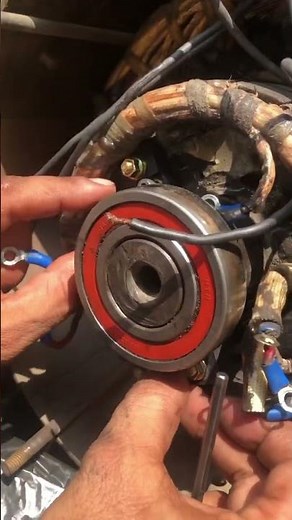 Rotating bridge rectifier installation Leroy somer