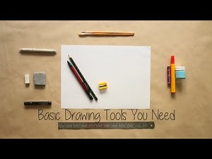 The Basic Drawing Tools! Arts and Crafts Basics You Need