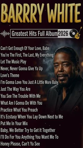 Greatest Hits of Barry White #barrywhite