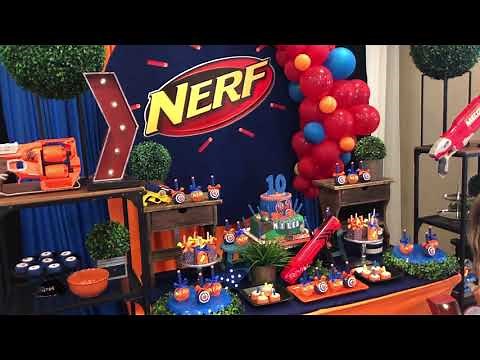 How to throw a CRAZY Nerf themed Birthday party!