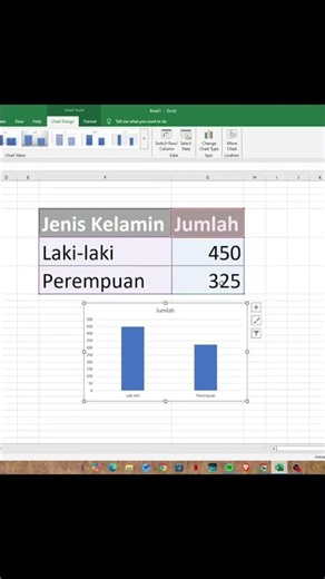 Cara Membuat Grafik dengan Mudah di Excel #excel #tutorial #belajarexcelpemula #excelshortcuts