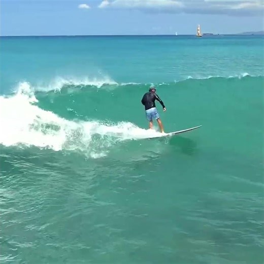 Surfing the Waves at Waikiki Beach