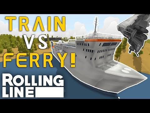 TRAIN CRASHES FERRY! - Rolling Line VR Toy Train Simulator - Map (LONGER VIDEO)