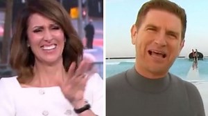 Sunrise hosts distracted by Sam Mac’s bulge