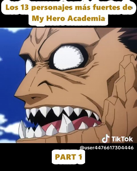 Los 13 personajes más fuertes de My Hero Academia (1) | Bokuno Hero