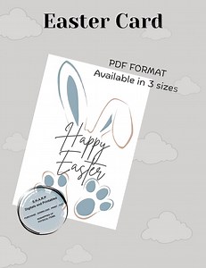 Happy Easter Cards - Etsy UK