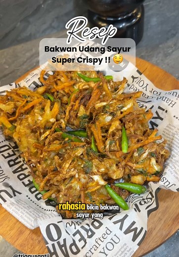Bakwan sayur super crispy !! 🤤 rahasia nya pake baking soda !! #fyp #viral #bakingsoda #manfaatbakingsoda #bakwan #bakwansayur #bakwansupercrispy #bakwanudang #gorengan #masakansimple #cemilanviral #cemilanenak #cemilansehat #makananindonesia #masakanindonesia #gorenganviral #resepsimple #reseptiktok #resepmasakan #resepmudah