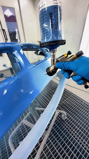 BMW M3 Bumper Painted Yas Marina Blue — Step-by-Step Reveal