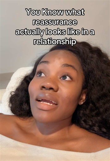 What is reassurance in a relationship? It's more than constantly telling someone you love them. Healthy reassurance comes from emotional safety, communication, consistency, and making your partner feel secure without them having to beg for it. Sometimes the smallest words and actions can completely change how safe someone feels in a relationship. #whatisreassuranceinarelationship #datingadvice #relationships #attachmentstyle #avoidantattachment