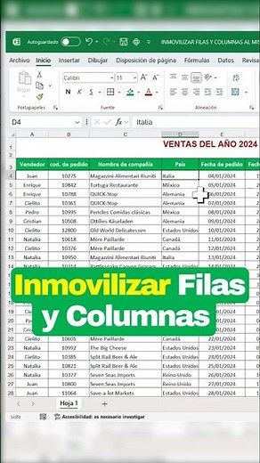 Freeze Rows and Columns Simultaneously in Excel #excel #microsoft #exceltips