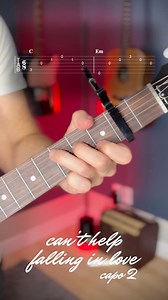 6.5K views · 64 reactions | can’t help falling in love (elvis presley) guitar tutorial [picking] #acousticguitar #guitarlesson #easyguitarsongs #learnguitar #guitartutorial #elvispresley | Guitar Coaching Online | Facebook