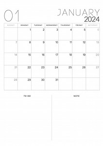 Minimalistic Yearly Calendar and Planner - Etsy Australia