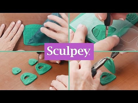HOW TO: Make Textured Earrings | Sculpey.com