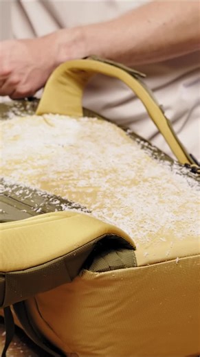 Deuter Sport GmbH on Instagram: "Powder on your face = yes. Powder stuck on your back = hard no. ❄️🙅‍♂️ The Freerider Pro’s LiteSnow system is designed to let every flake slide right off – no soaking, no freezing, no extra weight. Just you, your gear, and a back panel that stays as smooth as your line in fresh powder. 🏔️ Because the only thing you should carry down is your stoke, not half the mountain. 🎿🔥 #TakingComfortToExtremes #deuter #snowboarding #skiing #powderday #powder #winter #moun