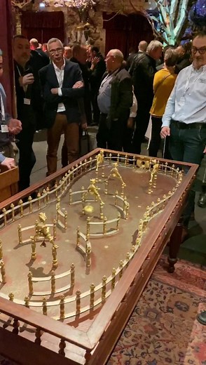 ‪This is Toupie Hollandaise, roughly translates to “Dutch Spinning Top”.‬ ‪A game, only played by Kings and higher class people, from the 17th century.‬ ‪Found at Fairground Museum in Paris, France. ‬ ‪A predecessor to #pinball for sure. ‬ | Dead Flip Pinball Streaming