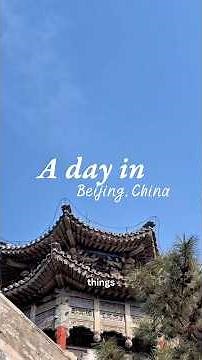 Top 3 things to do in Beijing, China 🇨🇳 #beijing #chinatravel #forbiddencity #summerpalace