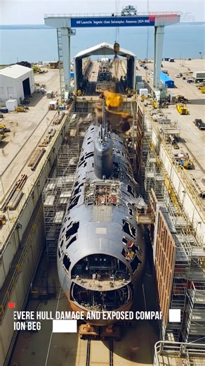 Watch the incredible transformation of a heavily damaged submarine as it undergoes a full-scale renovation in dry dock. From exposed hull sections and structural damage at 10%, to a fully restored and operational vessel at 100%, this timelapse captures every critical stage of the repair process. A powerful journey of engineering, precision, and restoration. #ShipRenovation #SubmarineRepair #TimelapseVideo #Shipyard #EngineeringMarvel #IndustrialRestoration #NavalEngineering #militarypowerful | M