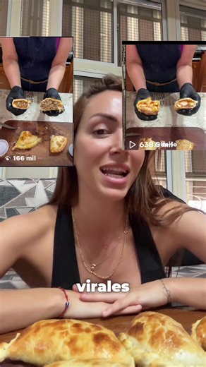 Probando las empanadas virales de la abuela