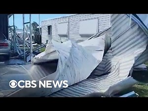 Tree surgeon surveys Hurricane Ian damage: "These poor people got hammered out here"