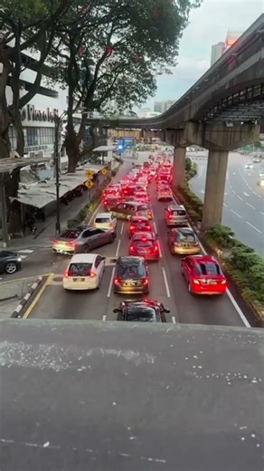 time lapse of the road