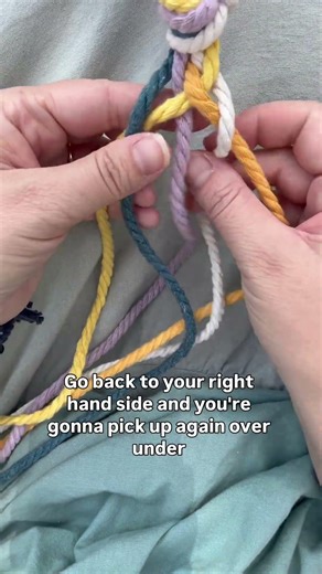 The five strand braid tutorial- Part 2: the Plait #braiding #crafting #create #tutorial