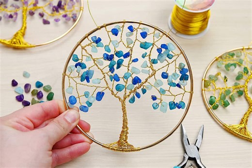 Tree of Life Suncatcher - DIY Wire & Beaded Sun Catcher