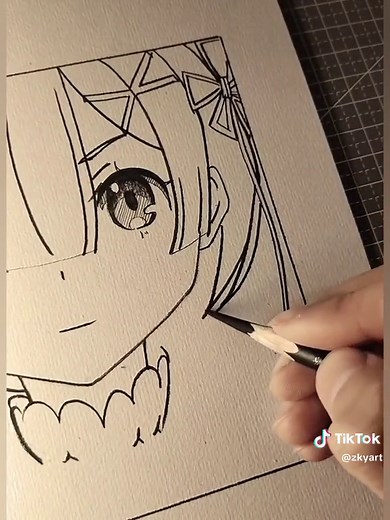 Rem #tutorial #drawing #anime #art #sketch