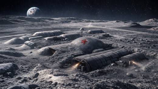 The Soviet moonbase they tried to build before Apollo, inside Project Zvezda and the rocket that doomed it