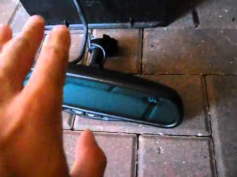 Gentex Rear view Temp. Compass mirror testing