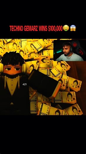 Techno Gamerz ki Lottery Lag Gayi! 💰🔥 #roblox #viral