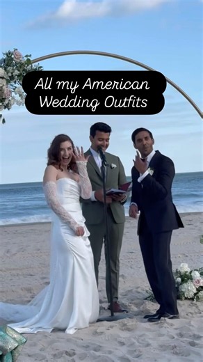 American wedding fits! #bride #wedding #weddingdress #weddingoutfits