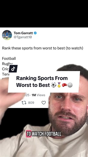 Ranking Sports From Worst to Best for Viewing