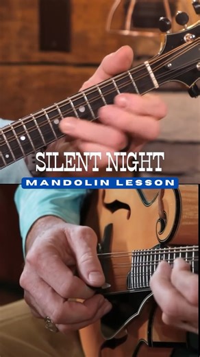 SAVE this video to learn some "Silent Night" on mandolin! Let's try to play this one really pretty, ok? Access the FULL LESSON on BanjoBenClark.com! #banjoben #mandolin #mandolinlesson #silentnight #ChristmasCarol | Banjo Ben