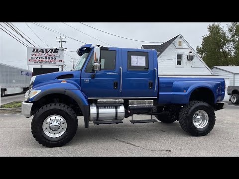 Huge 2005 International CXT 7300 4X4 Monster Truck "WORLD'S BIGGEST LARGEST PRODUCTION PICK UP" WOW!