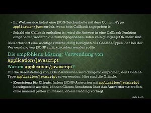 Der „beste Content-Type“ für die Bereitstellung von JSONP