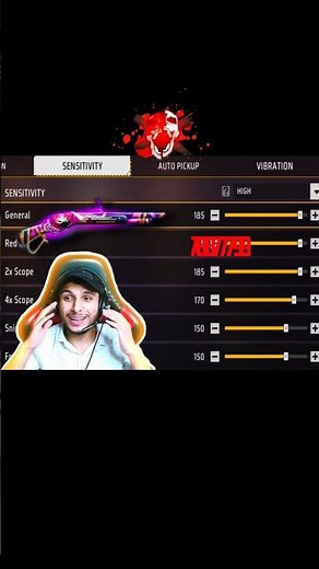 free fire headshot setting 2025 ⚡ best sensitivity settings ⚙️| sensitivity + hud settings free fire