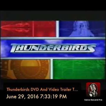 Thunderbirds DVD And Video Trailer That Was On The VHS Opening Of Shrek 2