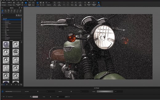 【摩托车渲染（KeyShot 10快速显示,降噪和萤火虫）KeyShot 10 Quick Tip - Denoise & Firefly Removal】